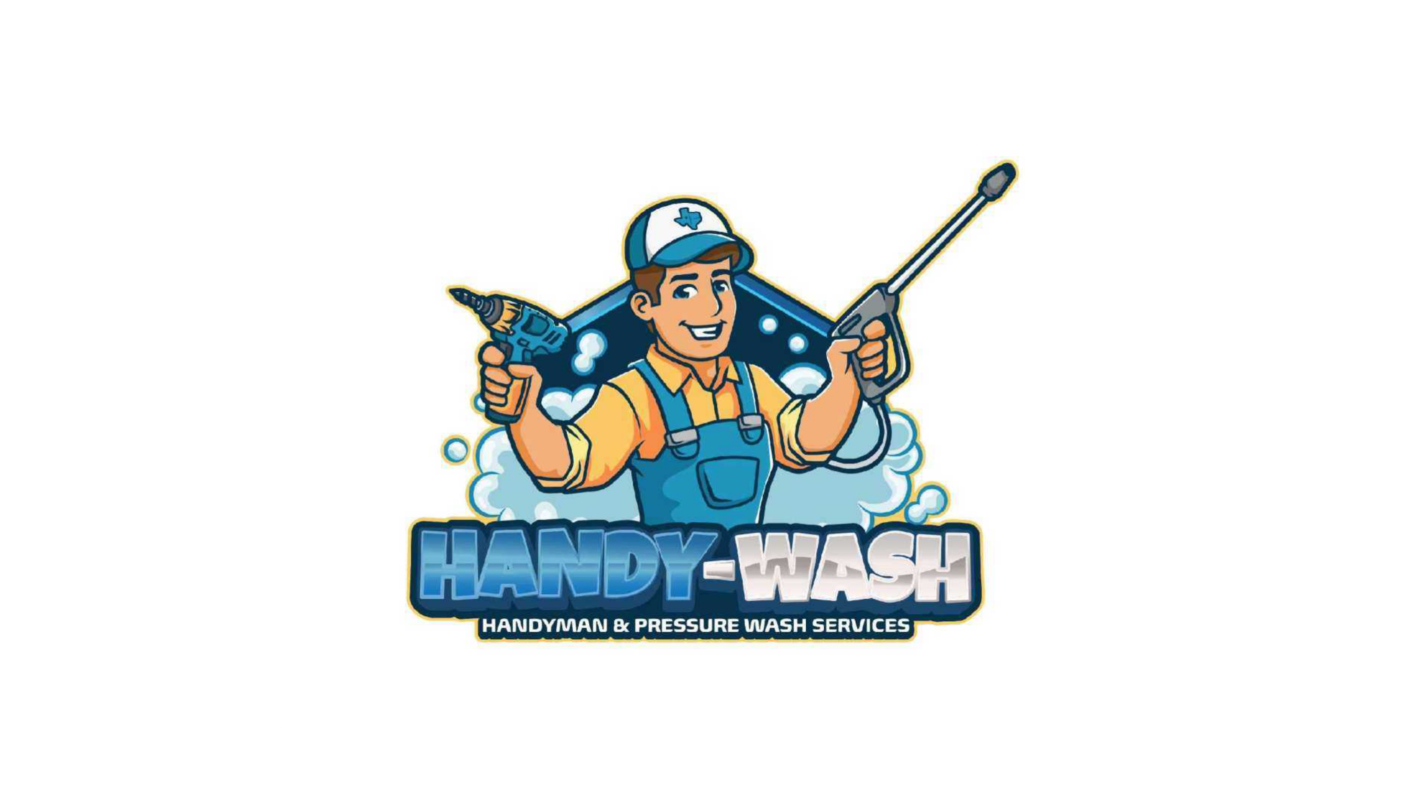 Handy-Wash logo design