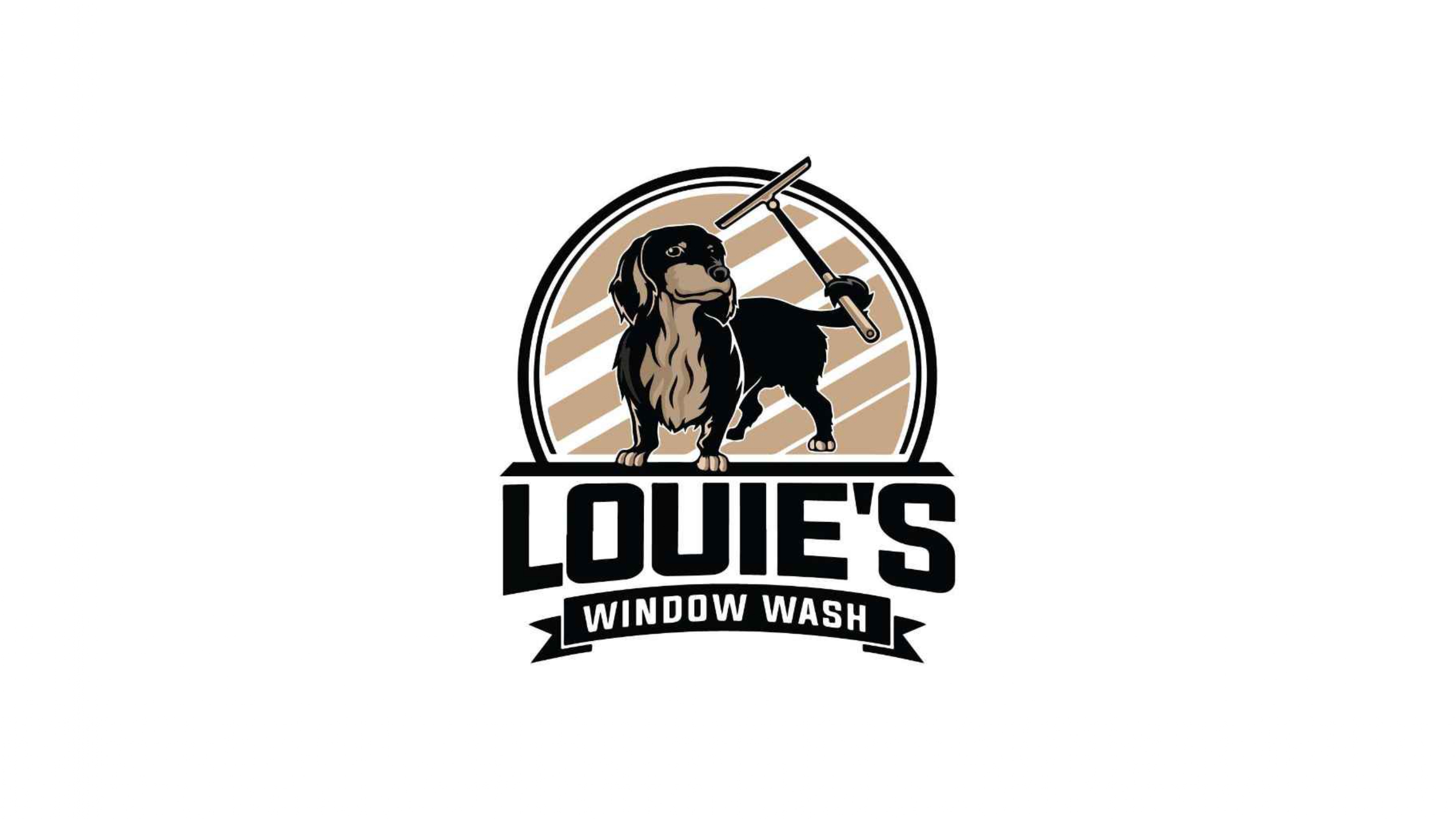Louie's Window Wash logo design