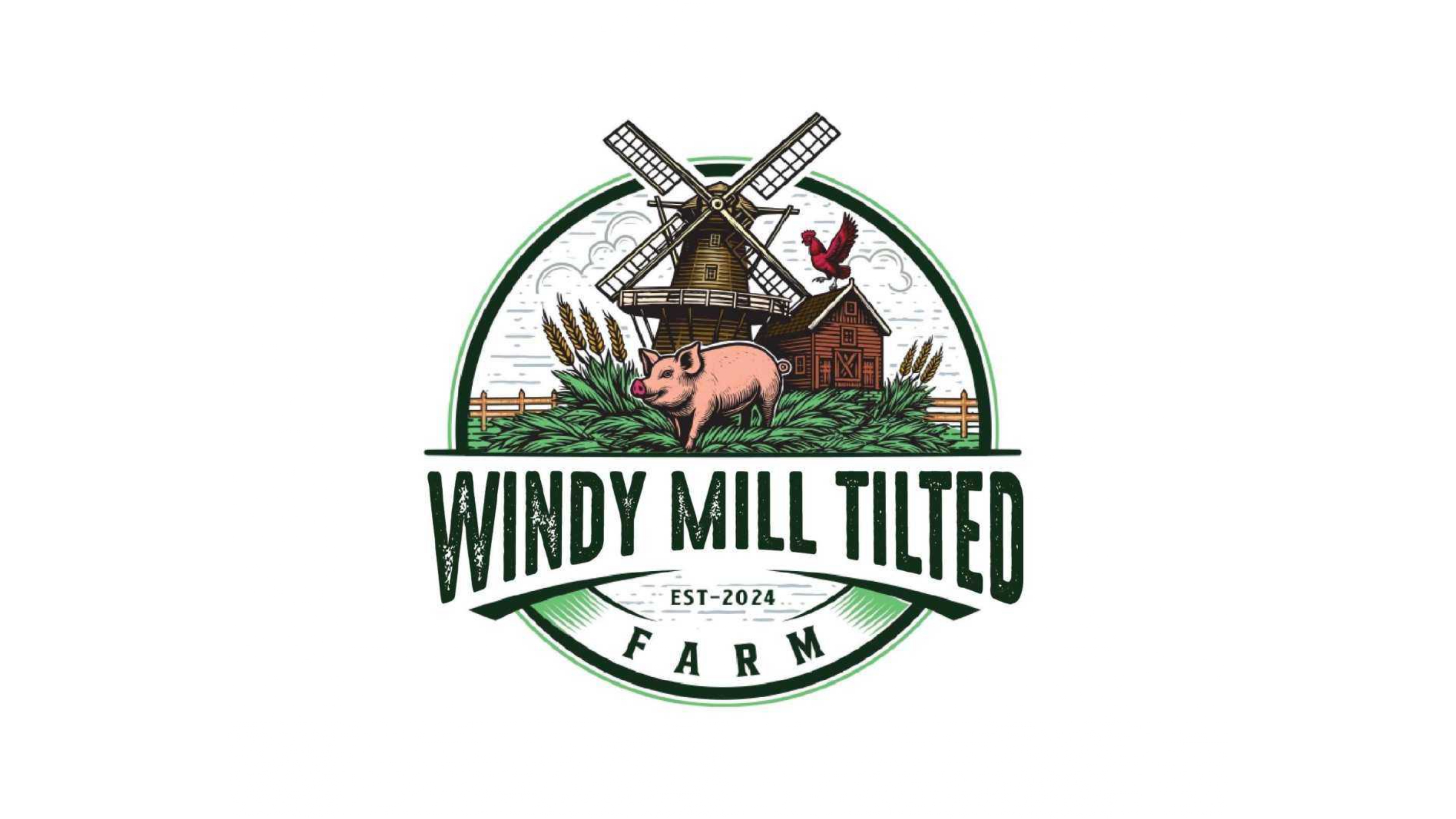 Windy Mill Tilted Farm logo design